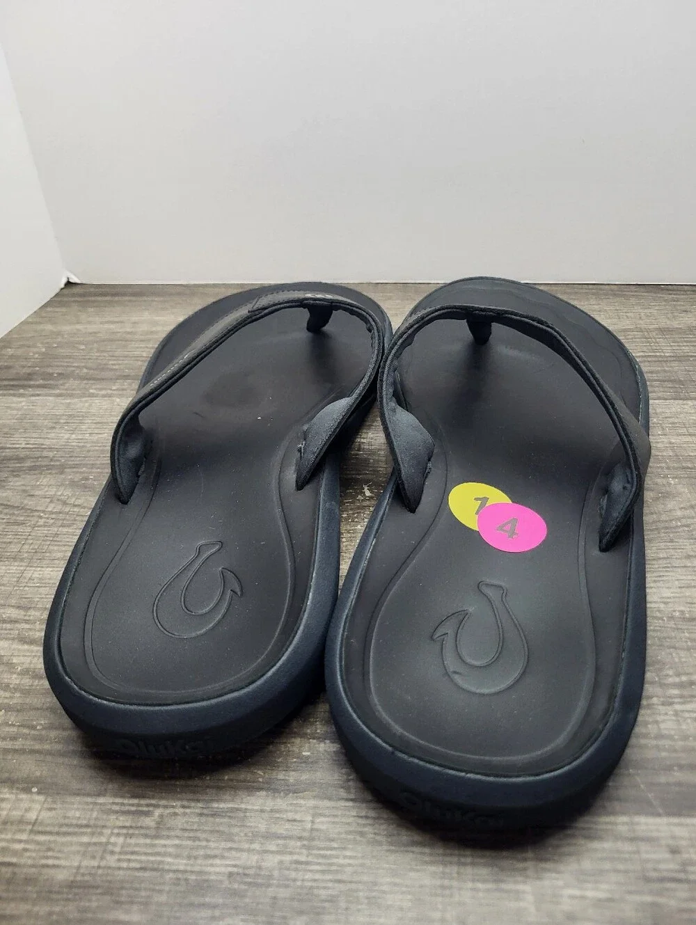 OLUKAI Pili Men's Leather Sandals Sleek Versatile Comfortable Mens Sz 14 New